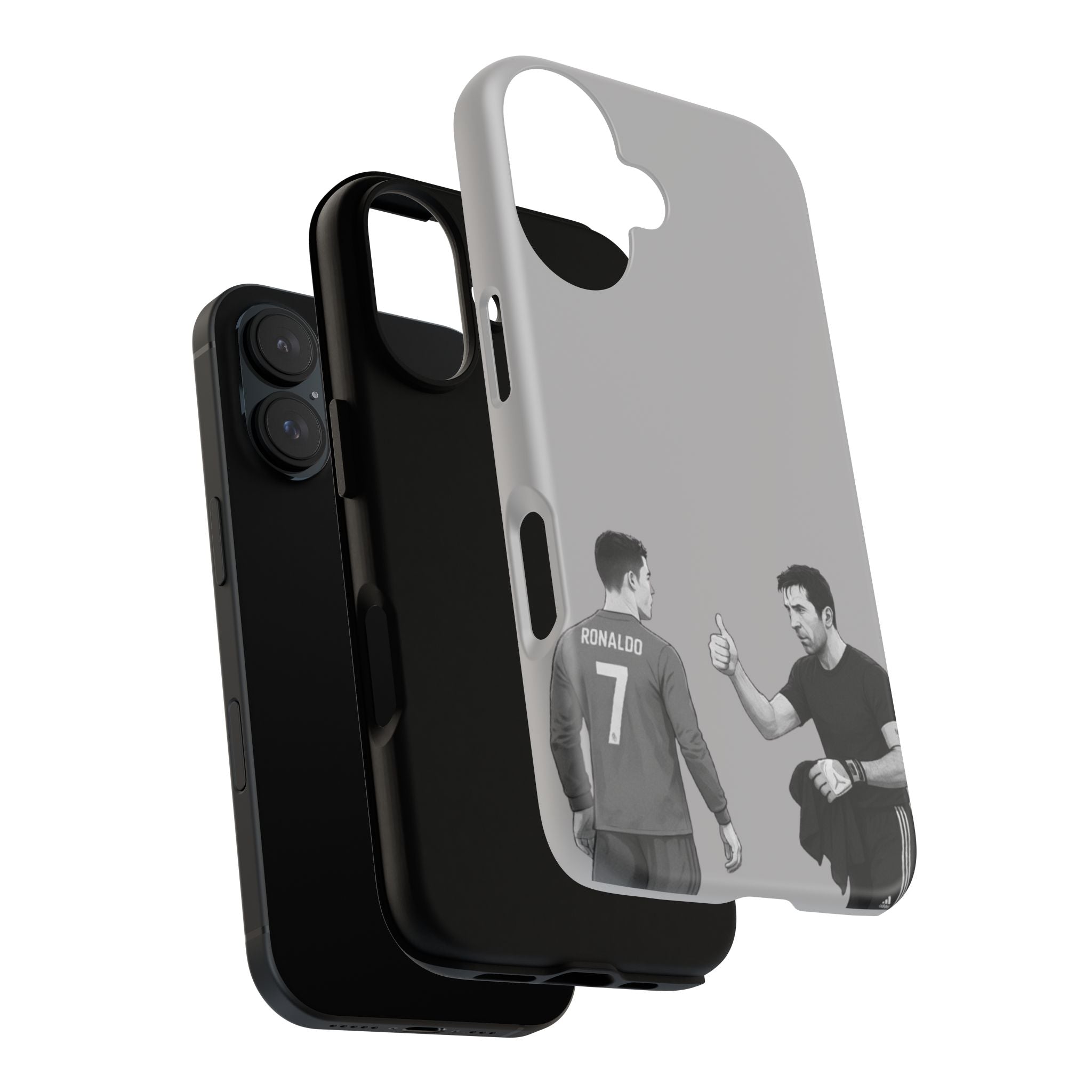Ronaldo x Buffon iPhone case