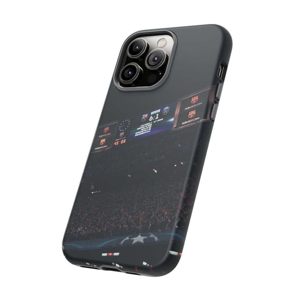 Barcelona historic Win iPhone case